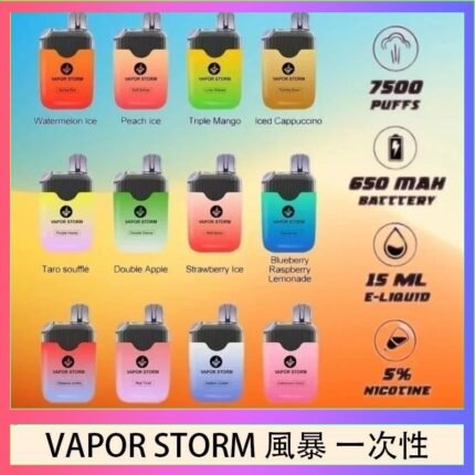 Vapor Storm風暴電子煙7500口（5%）一次性