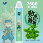 INF 無限 × 鬼滅之刃聯名款 7500口一次性電子煙｜12ml油倉 500mAh Type-C快充 1.1Ω網狀芯｜台灣現貨｜產品特色與規格：圖片 2
