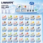 LANA一代發光煙彈 2.5ml 3入裝 蜂巢陶瓷芯 通用一代電子煙主機 35種口味現貨｜規格與相容資訊