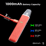 OXVA｜OXVA XLIM GO 小蠻牛輕盈型註油式小煙主機｜1000mAh大電量 30W輸出｜頂部注油防漏 仿皮革質感 (含3ml油艙)｜產品規格：圖片 2