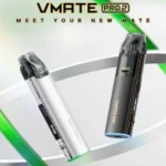 VOOPOO VMATE PRO2 30W 小煙主機套裝｜1500mAh大電量 ECO/POWER雙模式｜0.54吋OLED側顯 頂部注油防漏 (含3ml油艙)｜VOOPOO商品資訊