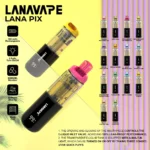 LANA拉娜｜LANA PIX 閃光彈 20000口：首創油芯分離黑科技、定義一次性主機天花板